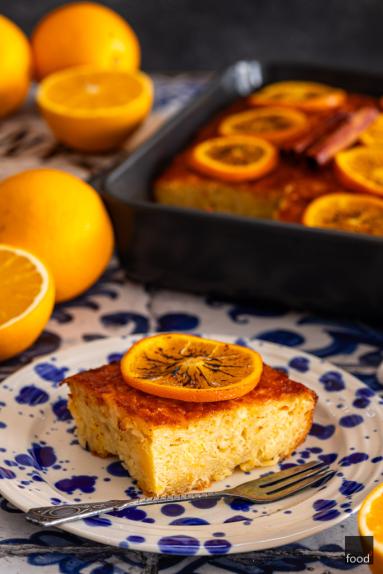 Portokalopita – greckie ciasto pomarańczowe