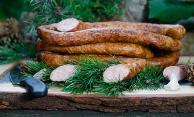 Pyszna wiejska kiełbasa