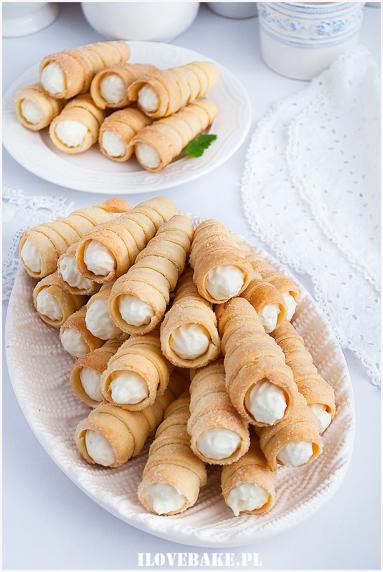 Rurki z kremem mascarpone