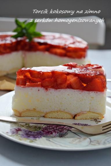 Sernik na zimno z serków homogenizowanych