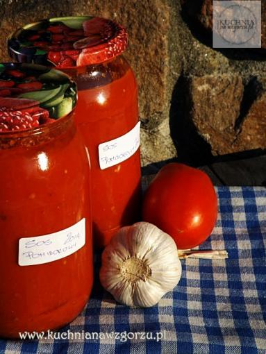 Sos pomidorowy – przetwory 2014 – przepis na prosty sos