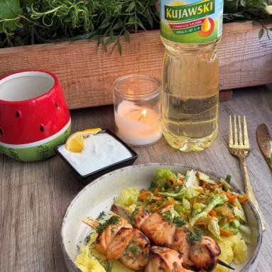 Szaszłyki z łososia