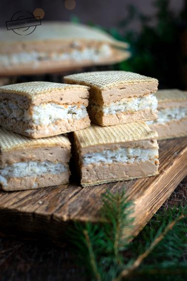 Wafle kokosowo-czekoladowe