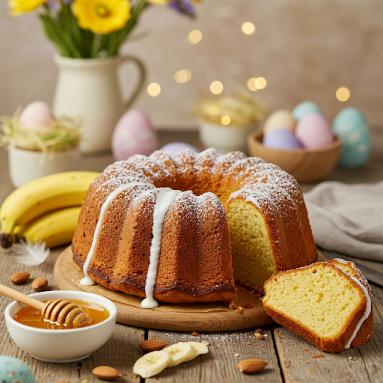 Wilgotna babka bez cukru i białej mąki 