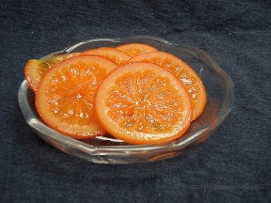 Kandyzowane plastry pomarańczy