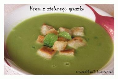 Zielono mi czyli zupa-krem z zielonego groszku