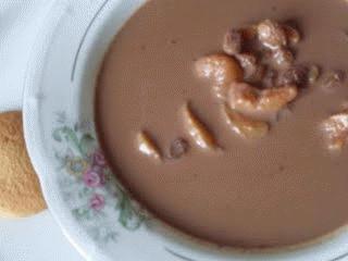 Zupa czekoladowa z polskiej kuchni  szlacheckiej 