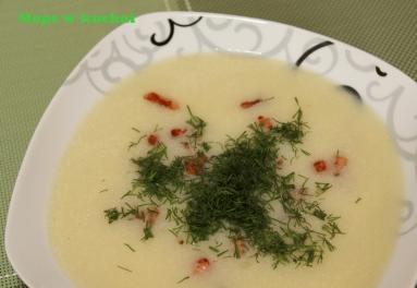 Zupa-krem z białych szparagów i młodych ziemniaków