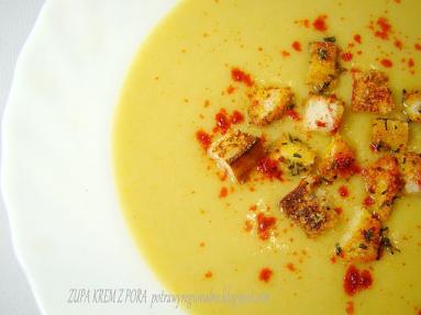 Zupa krem z pora i ziemniaków