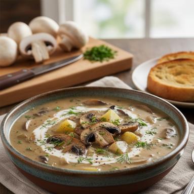 Zupa pieczarkowa 
