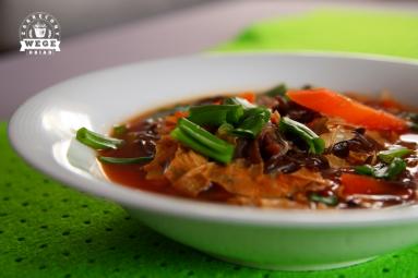 Zupa z suszonym tofu (yubą) i grzybami mun - Zakręcony wege obiad