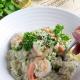 Cytrynowe risotto z krewetkami Cytrynowe risotto z krewetkami