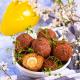 Falafel Scotch eggs - wegetariańskie jajka po szkocku z ciecierzycą Falafel Scotch eggs - wegetariańskie jajka po szkocku z ciecierzycą