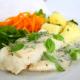 Halibut w sosie bazyliowym Halibut w sosie bazyliowym