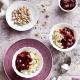 Kokosowy pudding ryżowy z wiśniami i pistacjami Kokosowy pudding ryżowy z wiśniami i pistacjami