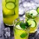 Lemoniada ogórkowa z miętą i limonką Lemoniada ogórkowa z miętą i limonką