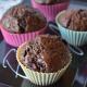 Muffinki czekoladowe z malinami Muffinki czekoladowe z malinami