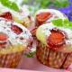 Muffinki z truskawkami Muffinki z truskawkami