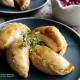 Pierogi ruskie z ciasta francuskiego Pierogi ruskie z ciasta francuskiego