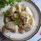 Pierogi z łososiem i brokułem Pierogi z łososiem i brokułem
