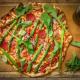 Pizza ze szparagami i salami Pizza ze szparagami i salami