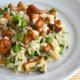 Risotto z kurkami i zielonym groszkiem Risotto z kurkami i zielonym groszkiem