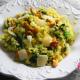 Risotto z kurkami, szpinakiem i serem grana padano Risotto z kurkami, szpinakiem i serem grana padano