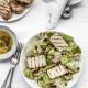 Sałata cezar wegańska z grillowanym tofu Sałata cezar wegańska z grillowanym tofu