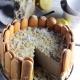 Sernik bananowy z orzechami - bez pieczenia Sernik bananowy z orzechami - bez pieczenia