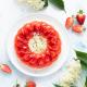 Sernik panna cotta z truskawkami Sernik panna cotta z truskawkami