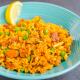 Smażony ryż à la paella z chorizo i owocami morza Smażony ryż à la paella z chorizo i owocami morza