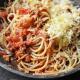 Spaghetti z szarpaną wieprzowiną Spaghetti z szarpaną wieprzowiną