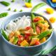 Tajskie czerwone curry z dynią – wegańskie, bez glutenu Tajskie czerwone curry z dynią – wegańskie, bez glutenu