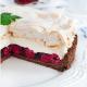 Tarta malinowa kostka Tarta malinowa kostka