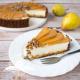 Tarta z gruszkami bez pieczenia Tarta z gruszkami bez pieczenia