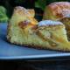 Torta Margherita z brzoskwiniami Torta Margherita z brzoskwiniami