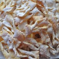 Faworki pieczone w piekarniku