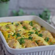 Filet z kurczaka w porach w sosie curry