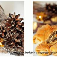 Krokiety z kapustą i grzybami (ciasto)