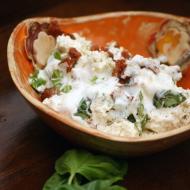 Pasta z bazylią i suszonymi pomidorami