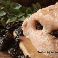 Pieczony schab ze śliwką
