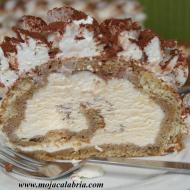 Rolada tiramisu- semifredo